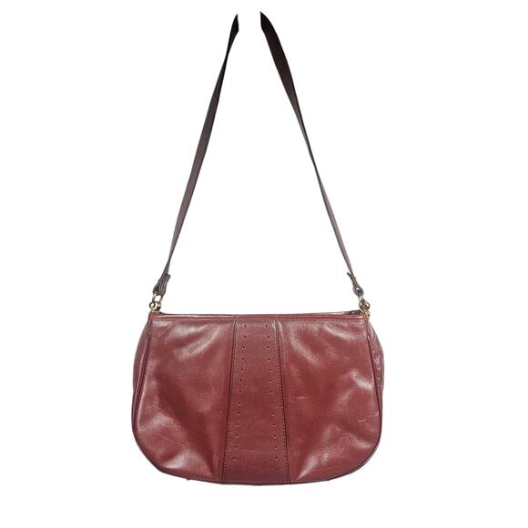 Etienne Aigner Vintage Cordovan Leather Over-the-Shoulder Handbag - Picture 3 of 14